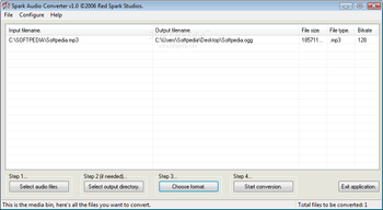 Spark Audio Converter screenshot