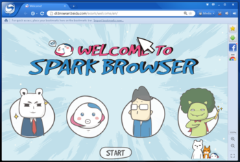 Spark Browser screenshot