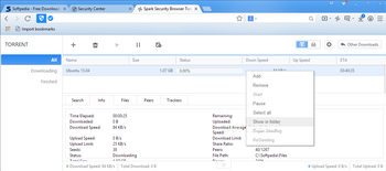 Spark Security Browser screenshot 4