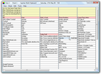Spartan Portable Multi Clipboard screenshot 2