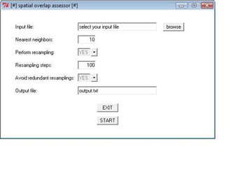 spatial overlap assessor screenshot