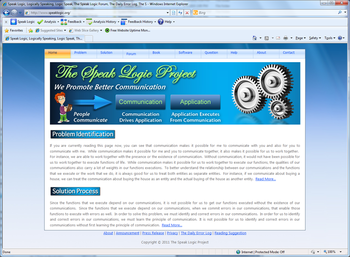 Speak Logic Information Analysis for Internet Explorer screenshot