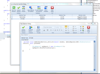 Speak Logic Information Analysis for Visual Studio screenshot