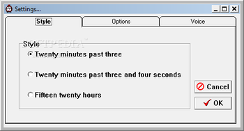 Speaking Clock screenshot 2