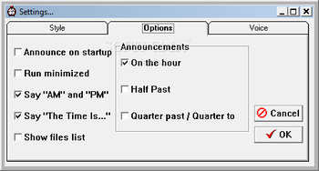 Speaking Clock screenshot 3