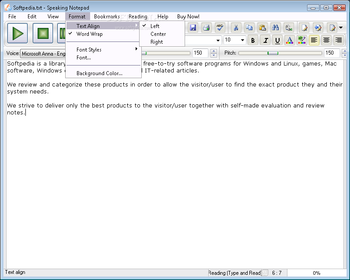 Speaking Notepad screenshot 3