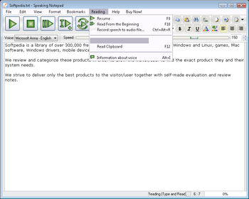 Speaking Notepad screenshot 4