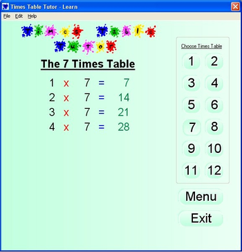 Speaking Times Table Tutor screenshot 2