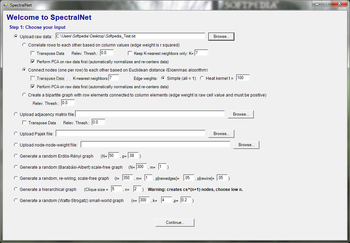 SpectralNET screenshot