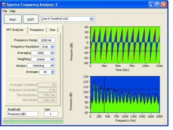 Spectro Frequency Analyzer screenshot