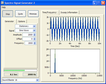 Spectro Signal Generator screenshot