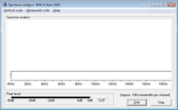 Spectrum Analyser screenshot