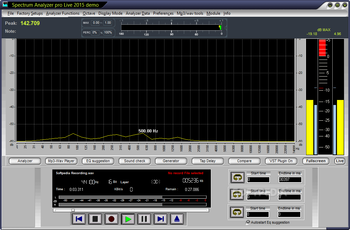 Spectrum Analyzer pro Live screenshot