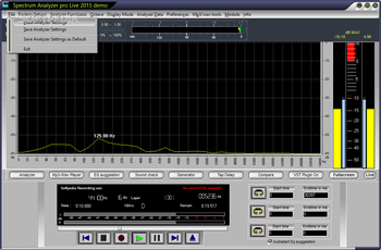 Spectrum Analyzer pro Live screenshot 2