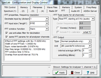 Spectrum Lab screenshot 13