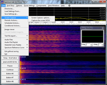 Spectrum Lab screenshot 2