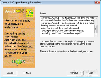 SpeechVibe screenshot