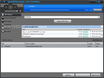 Speed MP3 Downloader screenshot