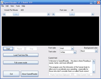 Speed Reader screenshot