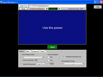 Speed Reading screenshot