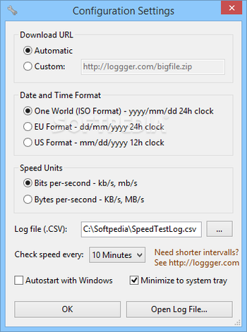 Speed Test Loggger screenshot 3