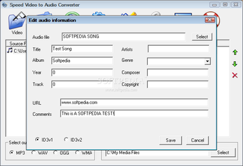 Speed Video to Audio Converter screenshot 3