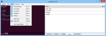 SpeedCrunch Portable screenshot 4
