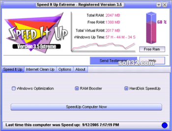 SpeedItUp Extreme - Free Speed Booster screenshot 2