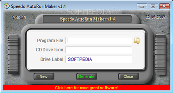 Speedo Autorun Maker screenshot