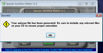 Speedo Autorun Maker screenshot 2