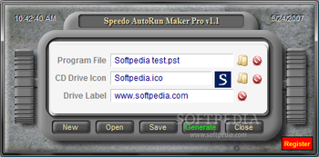 Speedo AutoRun Maker Pro screenshot