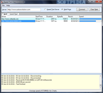 SpeedTest screenshot
