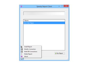 Speedy Report Client screenshot