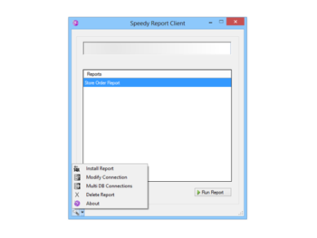 Speedy Report Client, Multi User screenshot