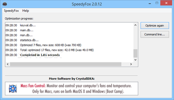 SpeedyFox Portable screenshot 2