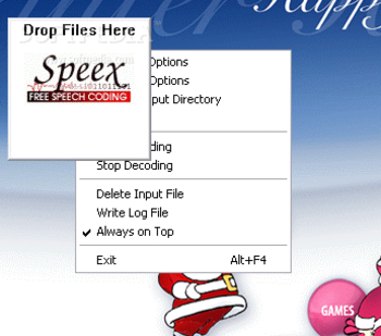 Speex screenshot