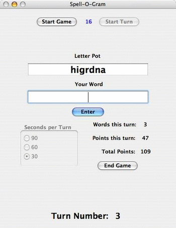 Spell-O-Gram screenshot