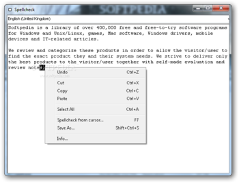Spellcheck screenshot 2
