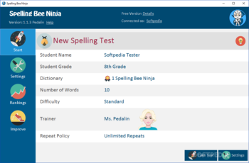 Spelling Bee Ninja screenshot