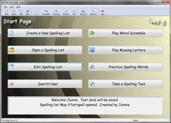 Spelling Test Practice Free Edition screenshot