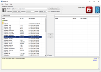 SPFileZilla screenshot