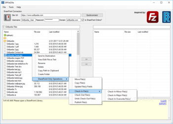 SPFileZilla screenshot 2