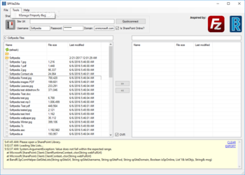 SPFileZilla screenshot 4