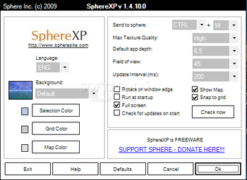 SphereXP screenshot 2