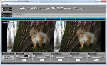 Spherical Panorama 3D Still Stereo Converter screenshot