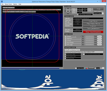 Spherical Panorama Fisheye Polar Video Publisher screenshot