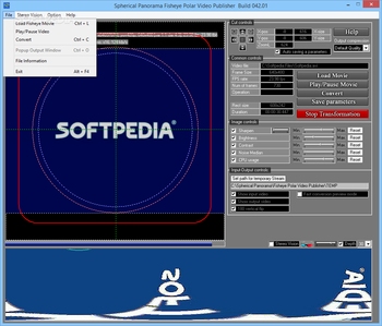 Spherical Panorama Fisheye Polar Video Publisher screenshot 2