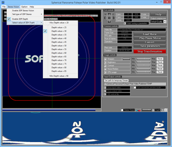 Spherical Panorama Fisheye Polar Video Publisher screenshot 3