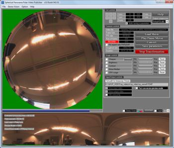 Spherical Panorama Fisheye Polar Video Publisher screenshot