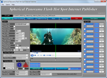 Spherical Panorama Hot Spot Flash Internet Publisher screenshot